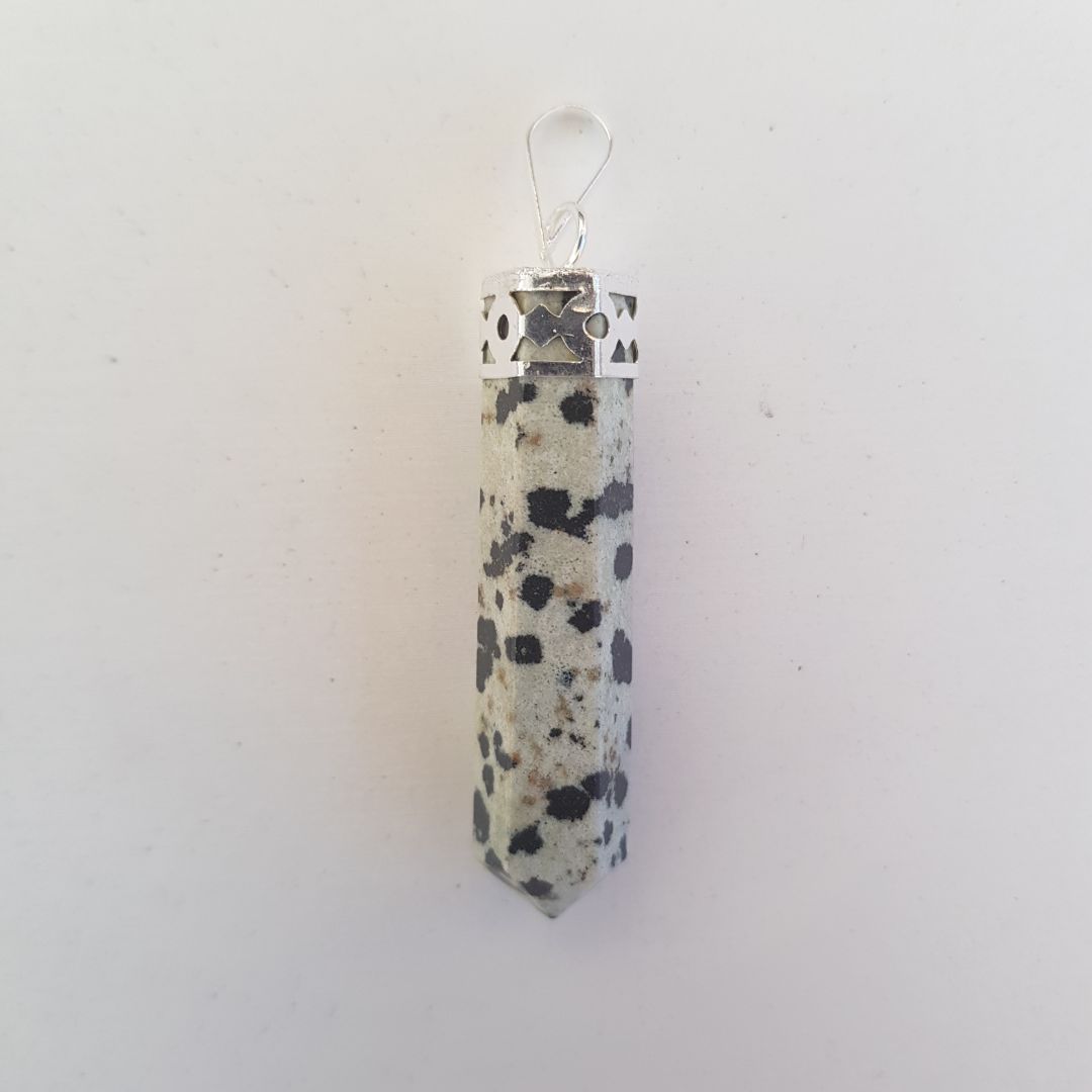 Dalmatian Jasper - Cap Point Pendant Dalmatian Jasper - Cap Point Pendant